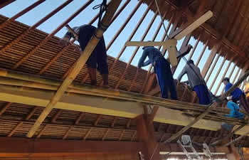 bamboo house