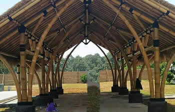 bamboo house