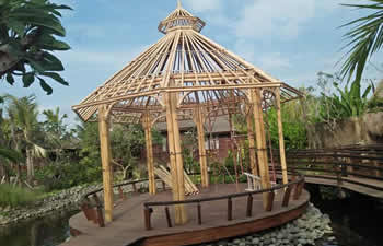 bamboo house