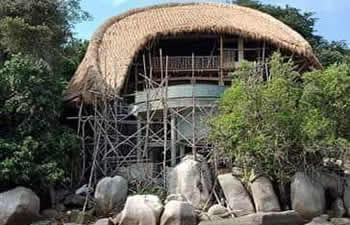 bamboo house