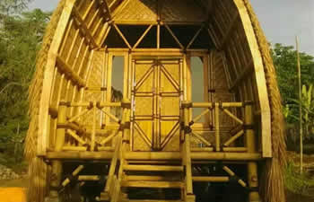bamboo house