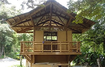 bamboo house